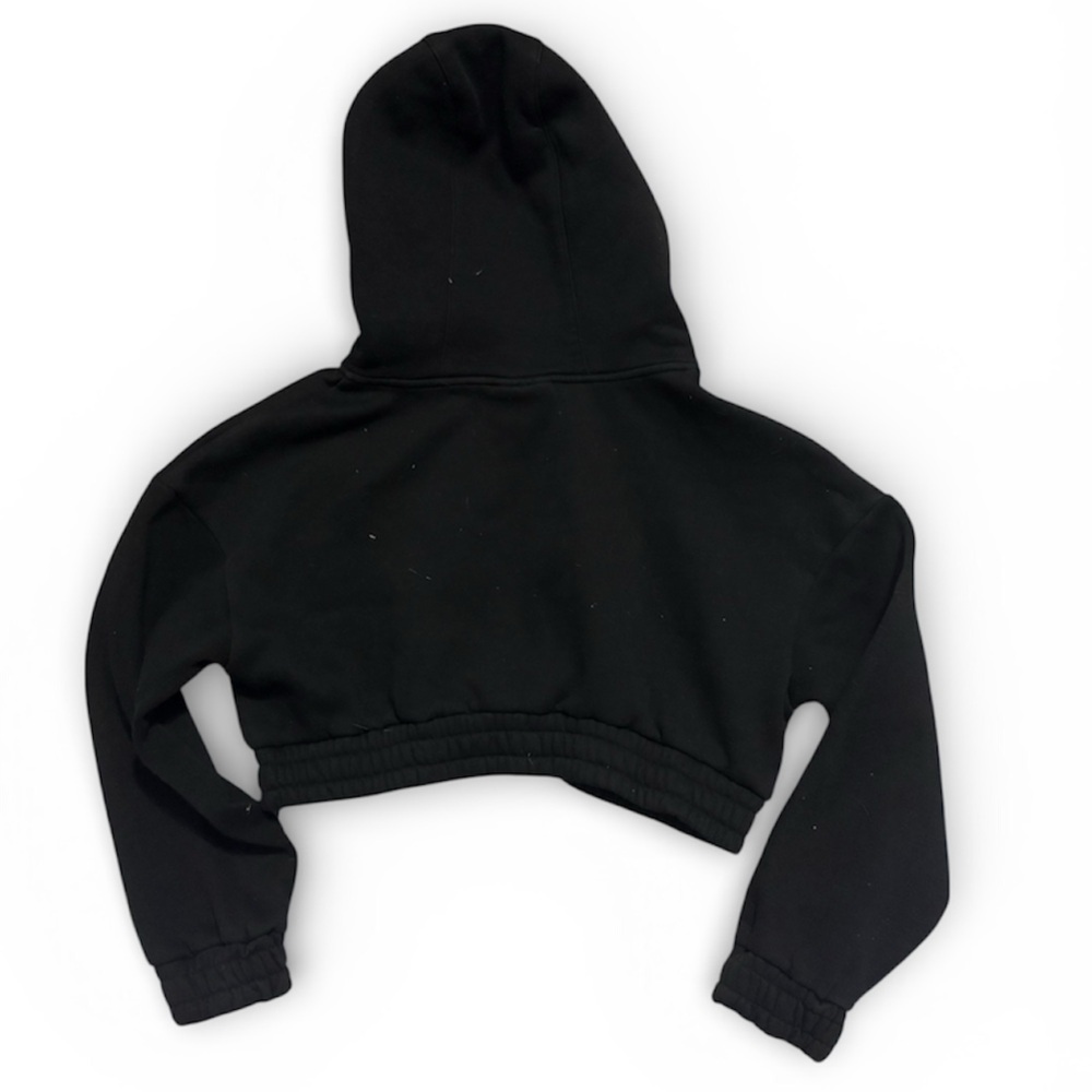 Alphalete Women's Brushed Fleece Half-Zip Crop Hoodie size S - Picture 5 of 9